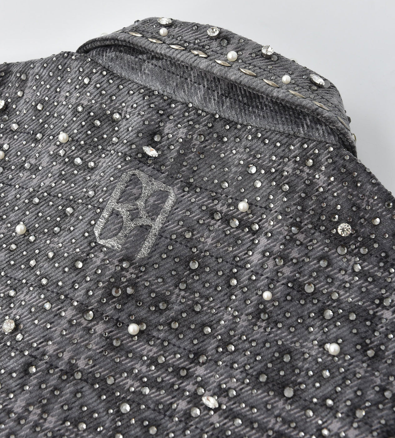 Birth of Royal Child 20k Diamond Pearl Flannel Shirt Grey