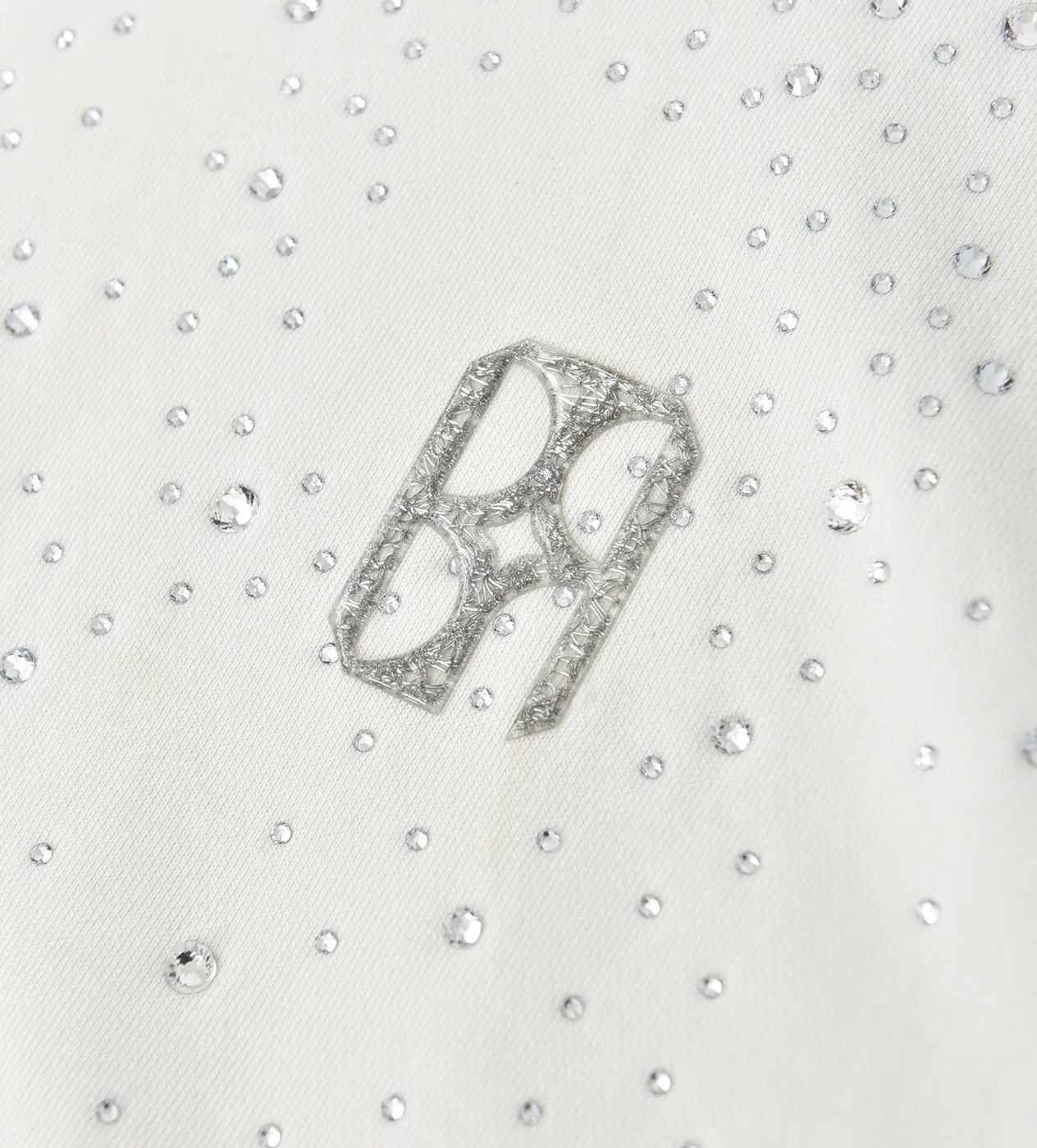 Birth of Royal Child 20k Swarovksi Diamond Hoodie White