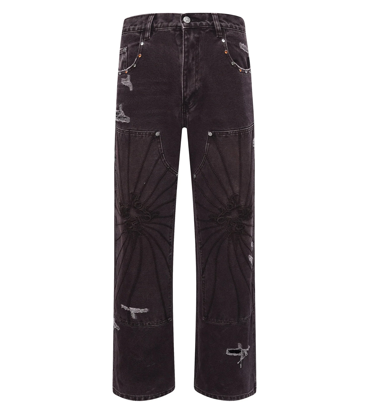 Birth of Royal Child Bijou Fading Cargo Pants Brown