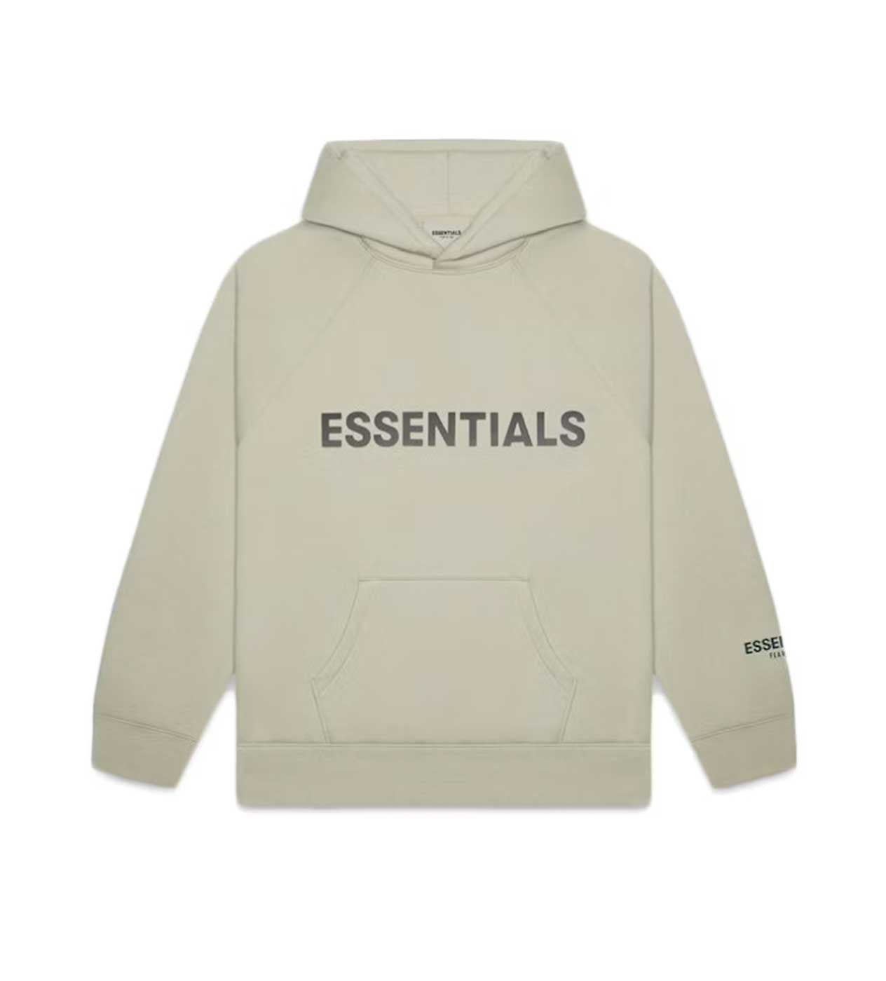 Essentials Moss Front logo Hoodie
