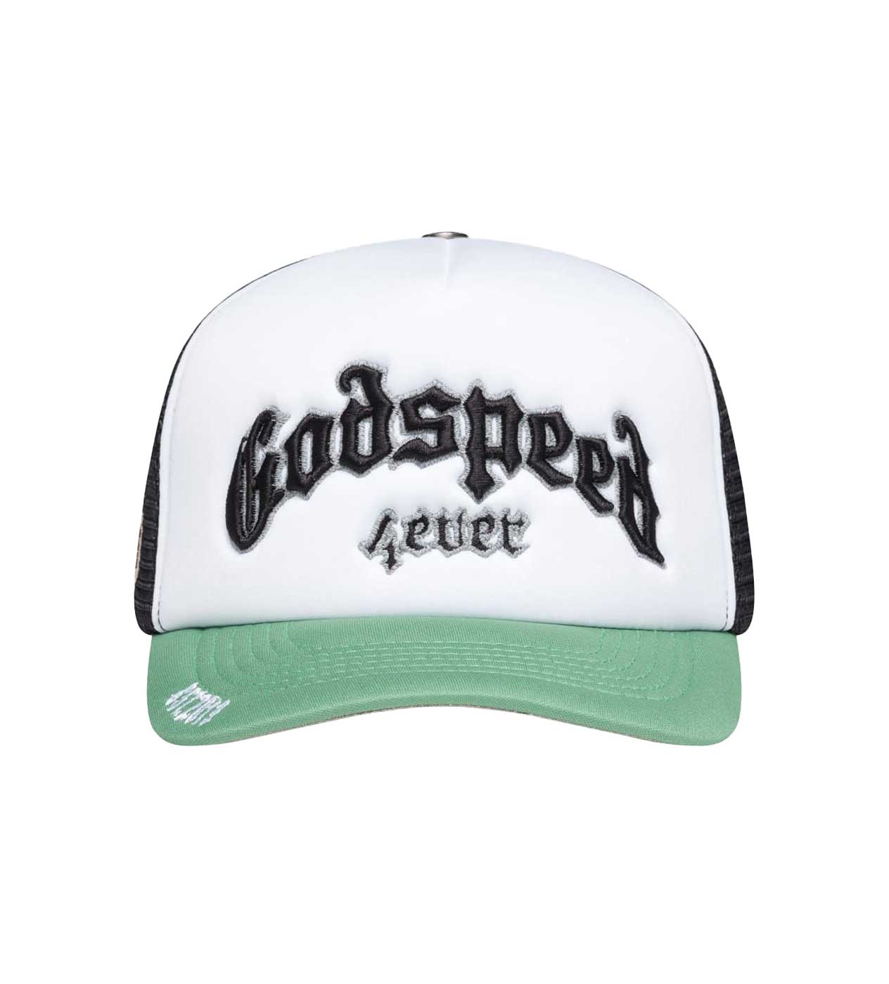 Godspeed Forever Trucker Black/Green (Snapback)