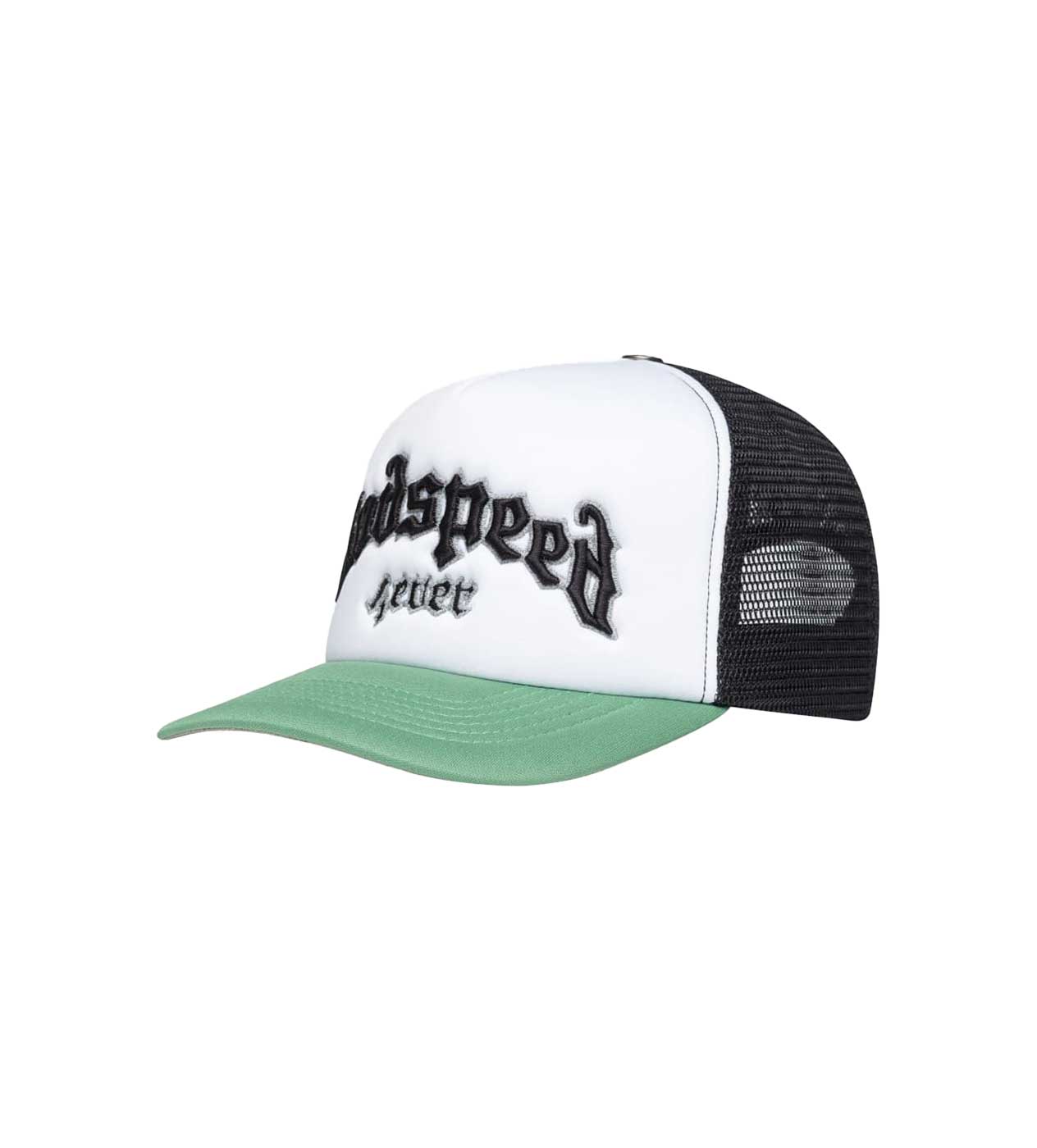 Godspeed Forever Trucker Black/Green (Snapback)