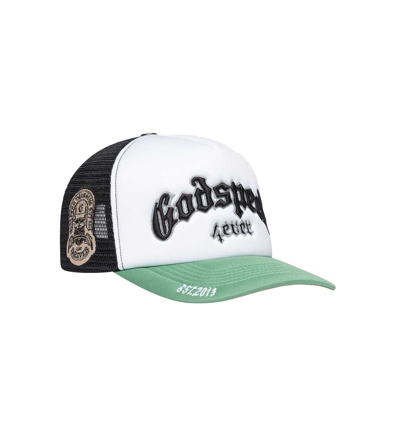 Godspeed Forever Trucker Black/Green (Snapback)
