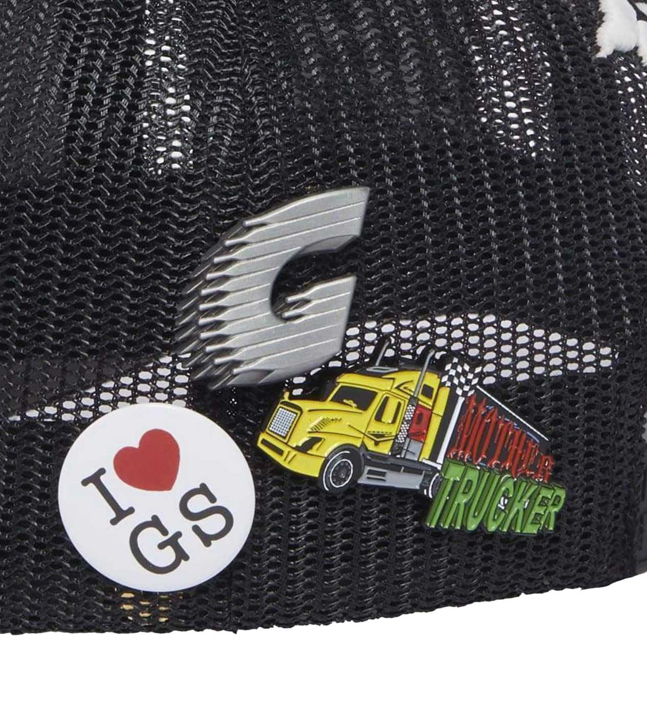 Godspeed Forever Trucker Black/Grey (Snapback)