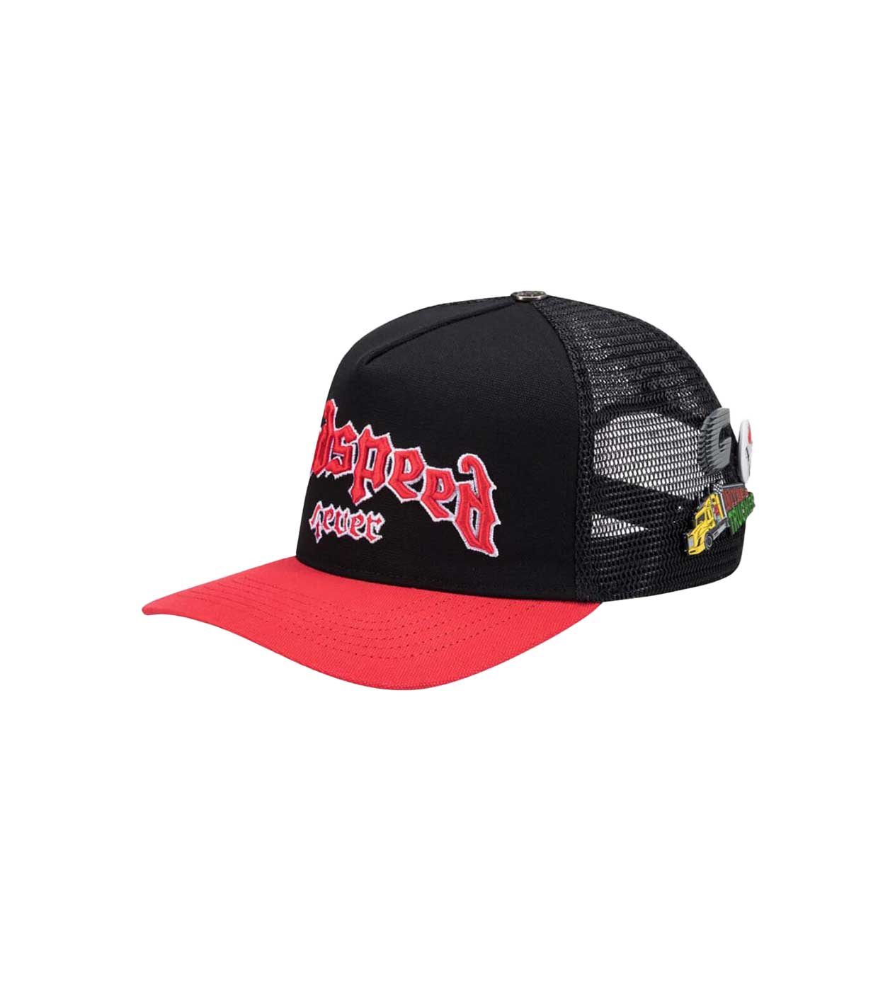 Godspeed Forever Trucker Black/Red/White (Snapback)