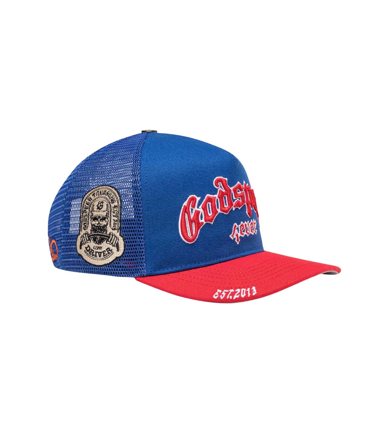 Godspeed Forever Trucker Blue/Red (Snapback)