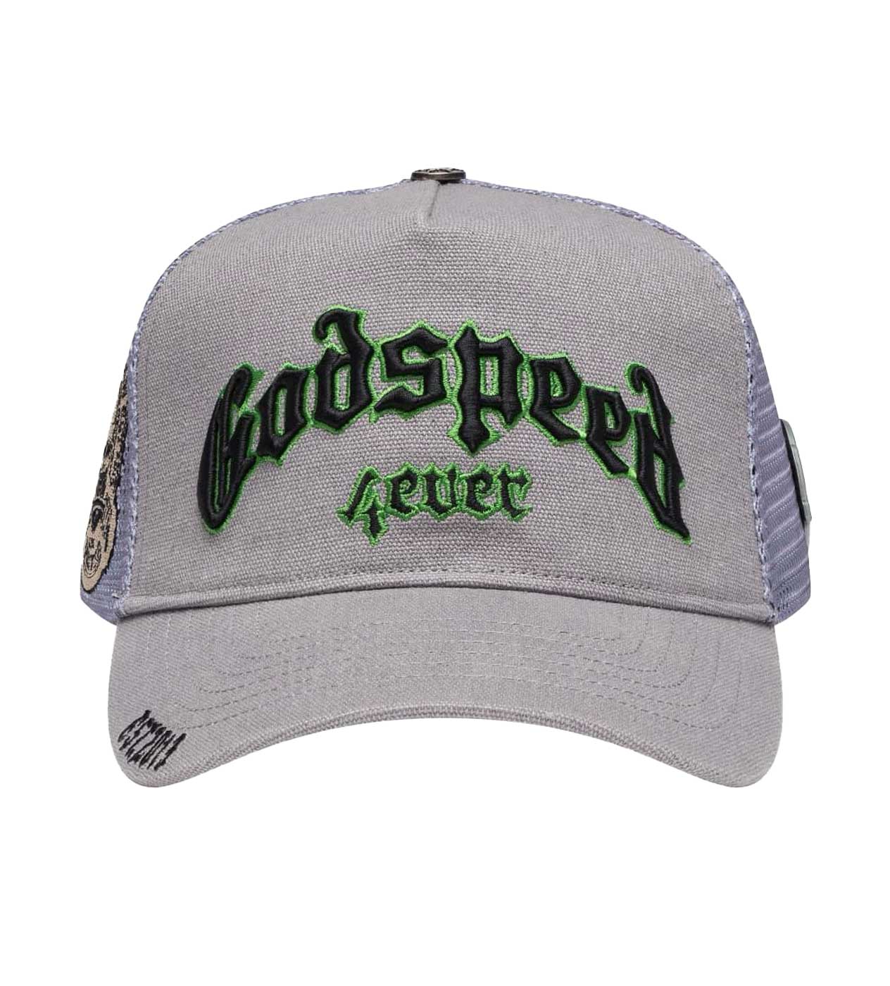 Godspeed Forever Trucker Hat Grey/Green