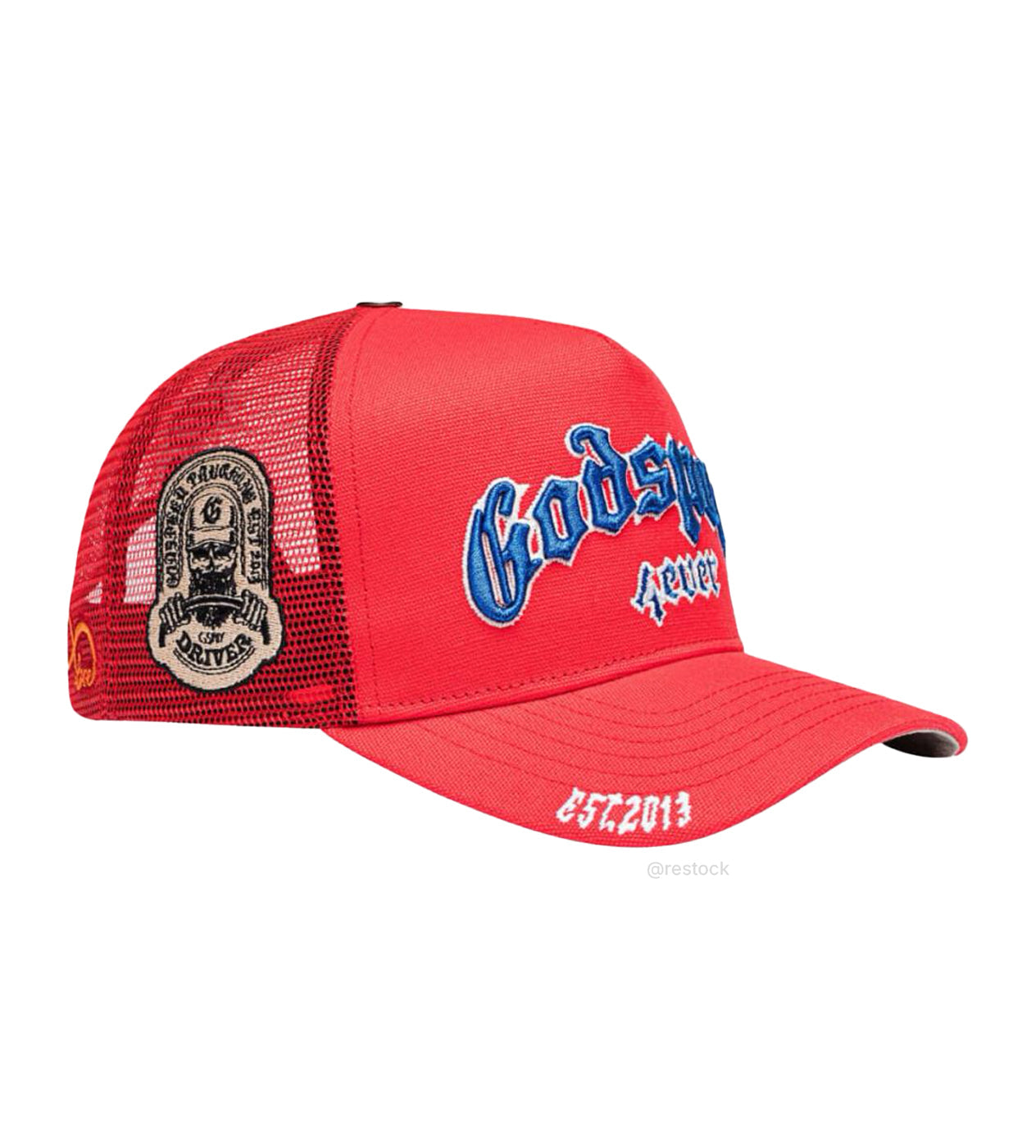 Godspeed Forever Trucker Hat Red/Blue/White