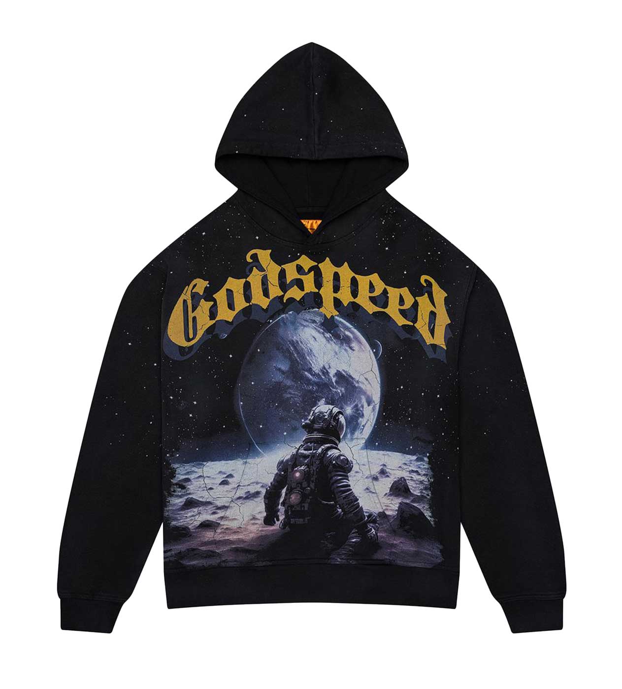 Godspeed No Looking Back Hoodie Black/Yellow