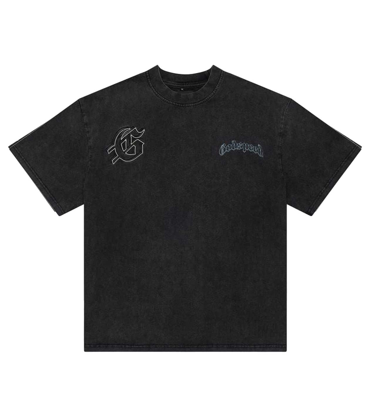 Godspeed Cowboy Horses Tee Washed Black