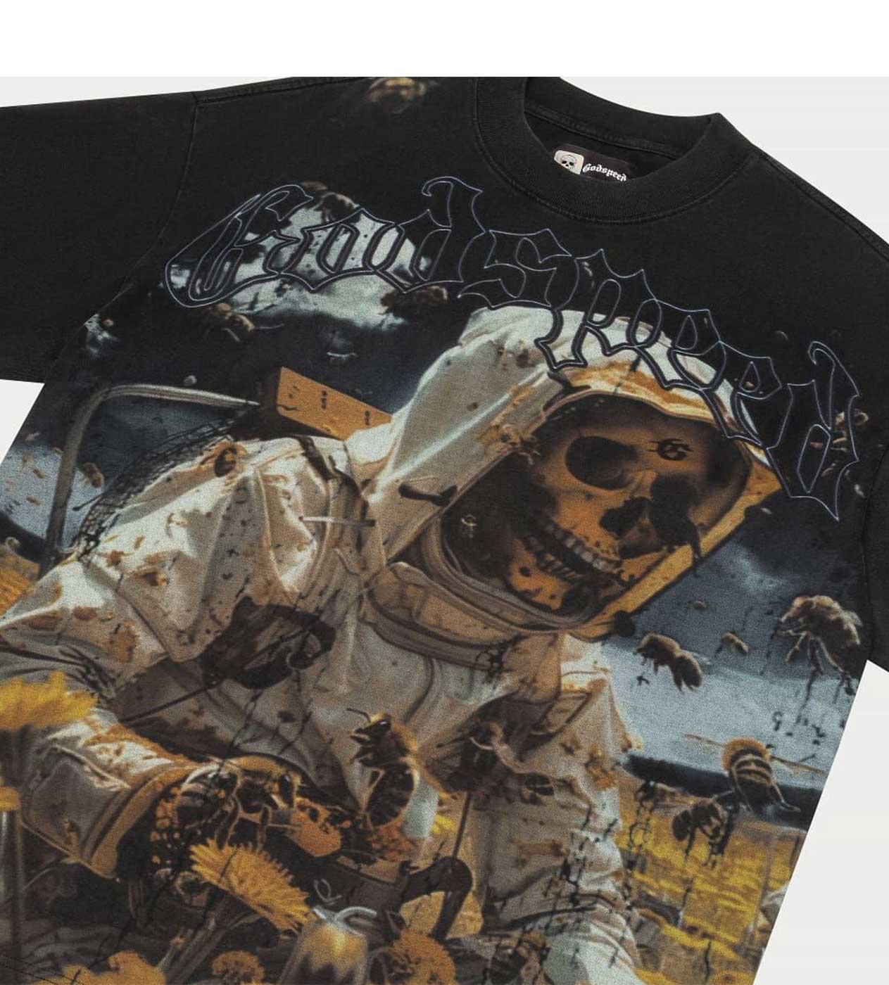 Godspeed Save The Bees Tee Black