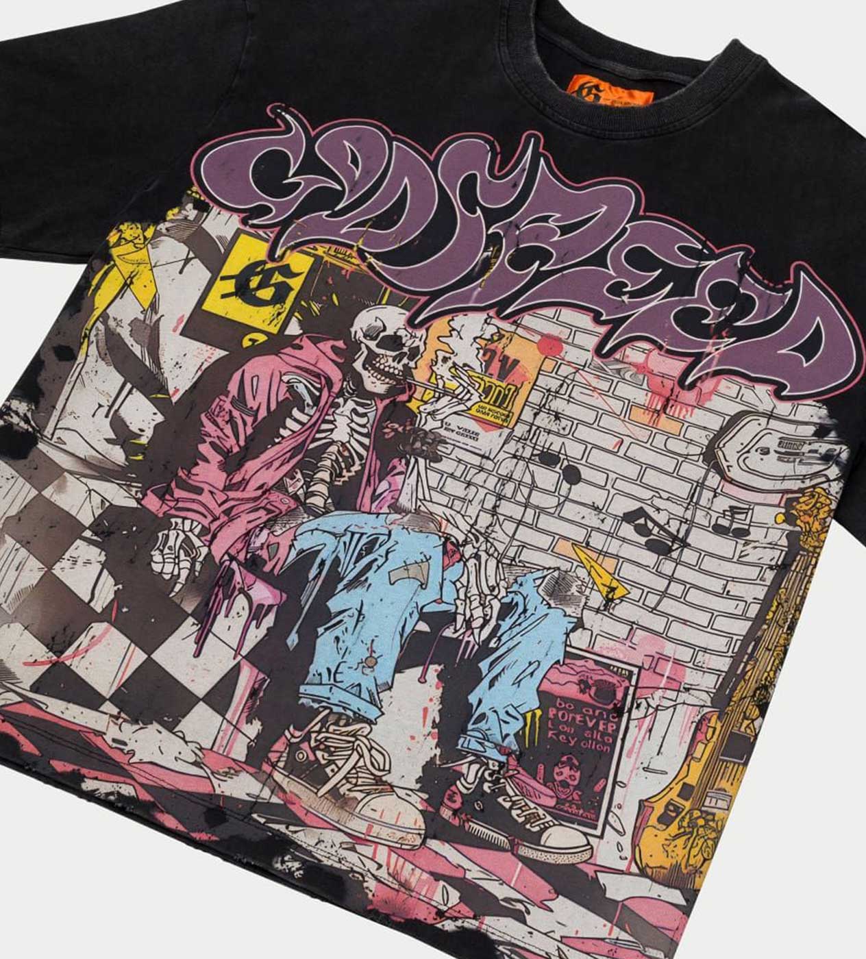 Godspeed Stoner Tee Black Wash