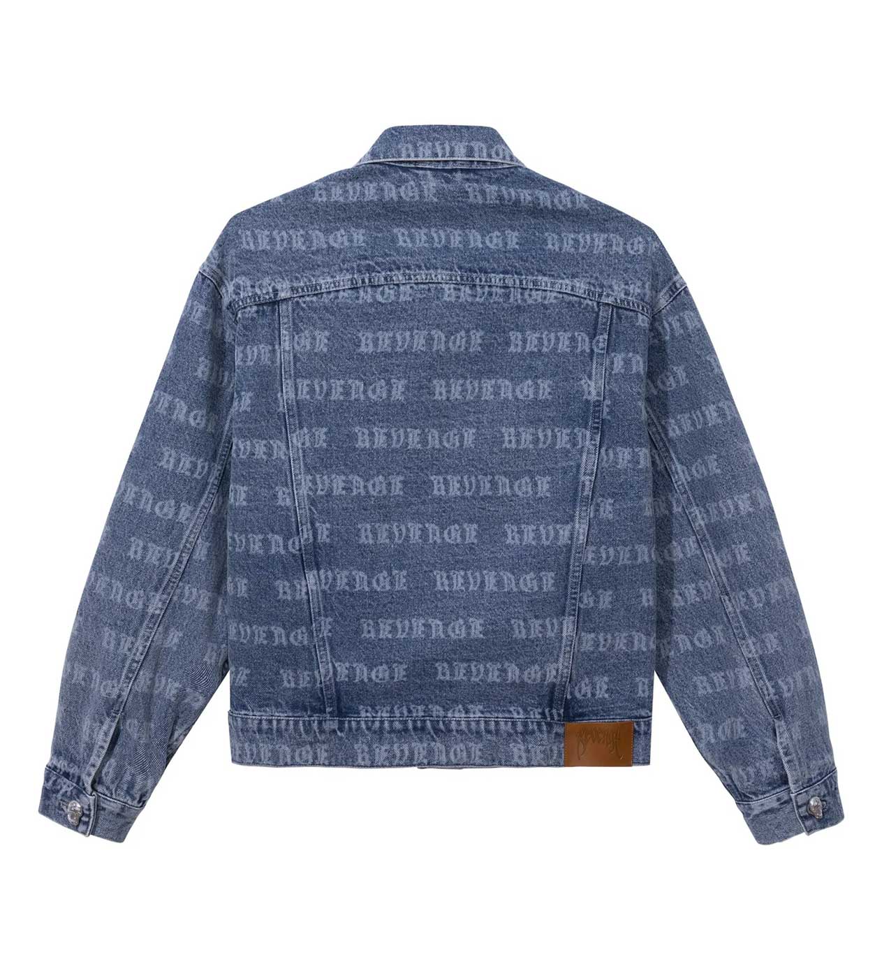 Revenge All Over Denim Jacket Indigo