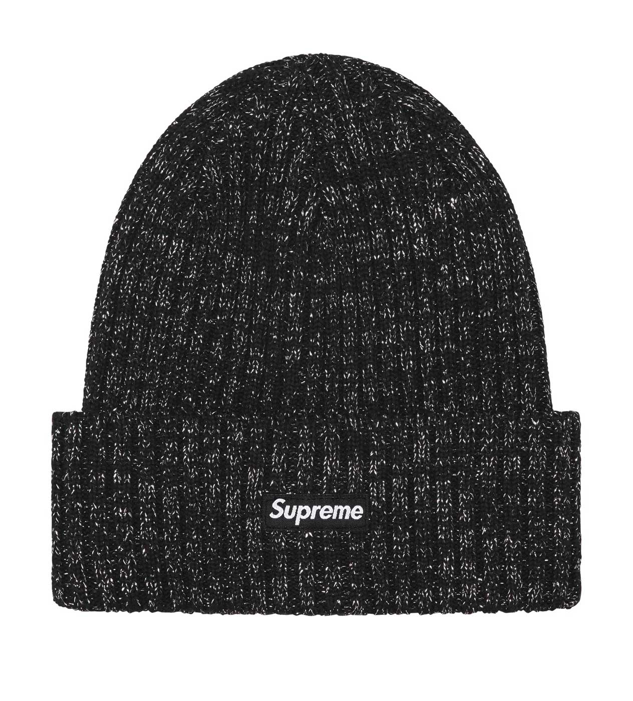 Supreme Overdyed Beanie Metallic Black SS25