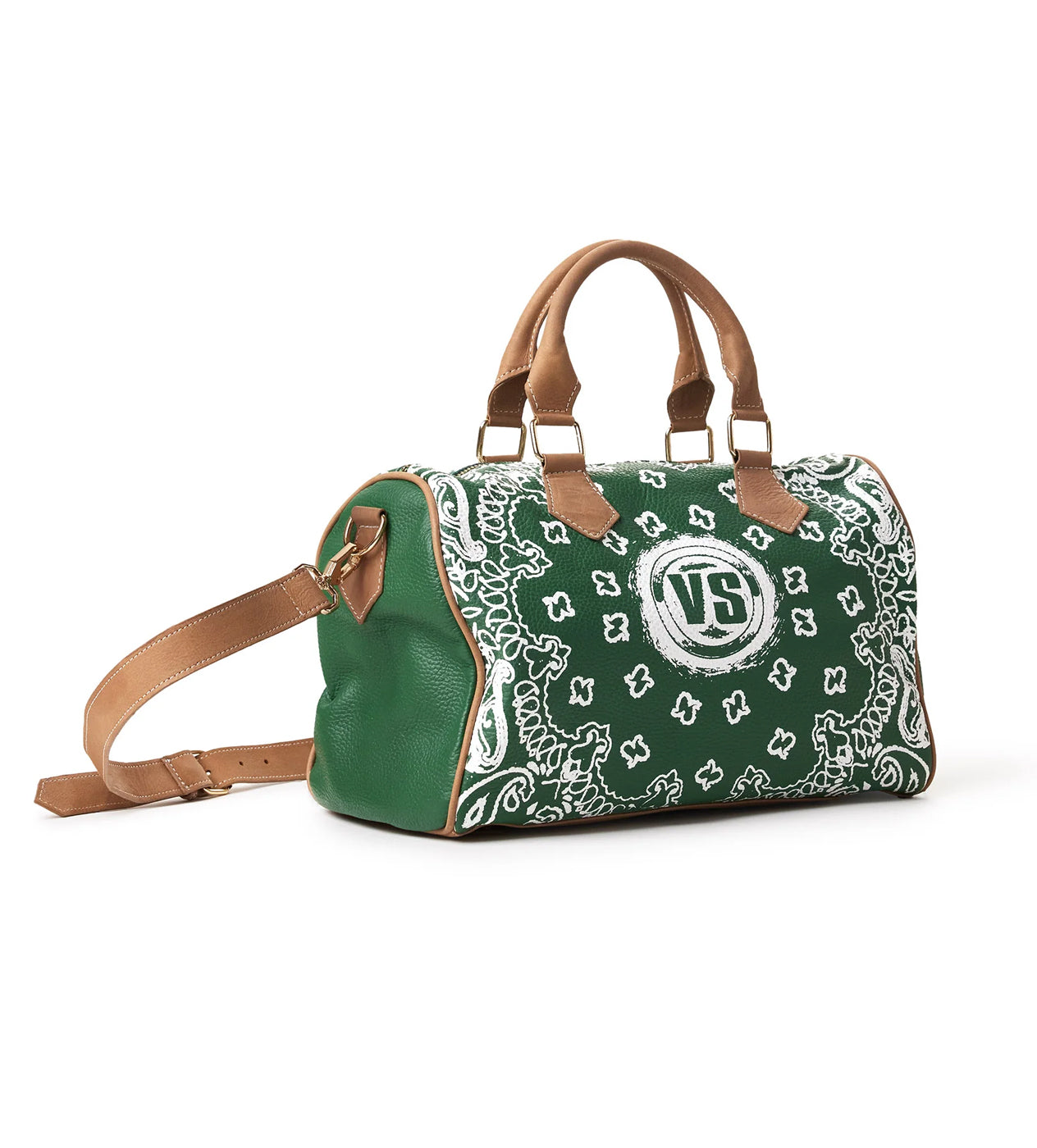 Vale Forever Leather Green Mini Dufflebag