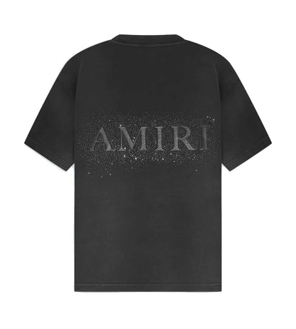 Amiri Crystal Burst Tee Faded Black