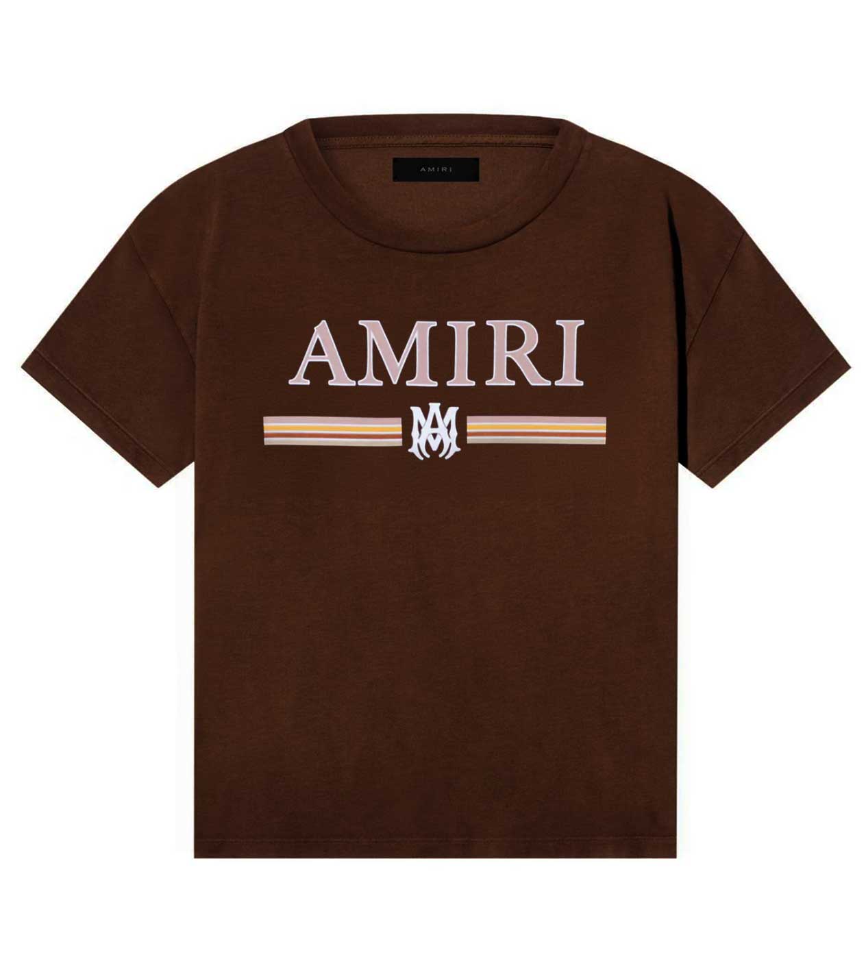Amiri MA Bar Tee Brown