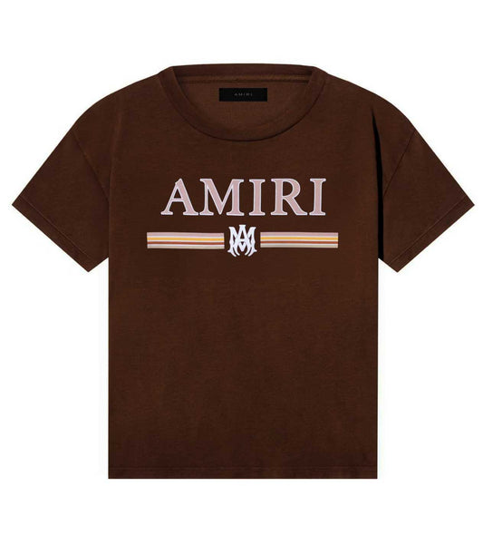 Amiri MA Bar Tee Brown