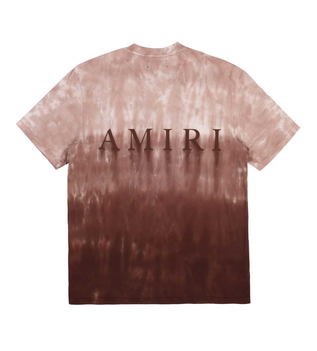 Amiri MA Logo Dip Dye Tee Brown