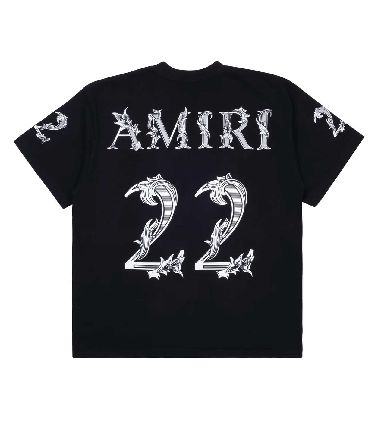 Amiri Oversized 22 Tee Black