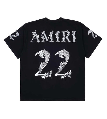 Amiri Oversized 22 Tee Black