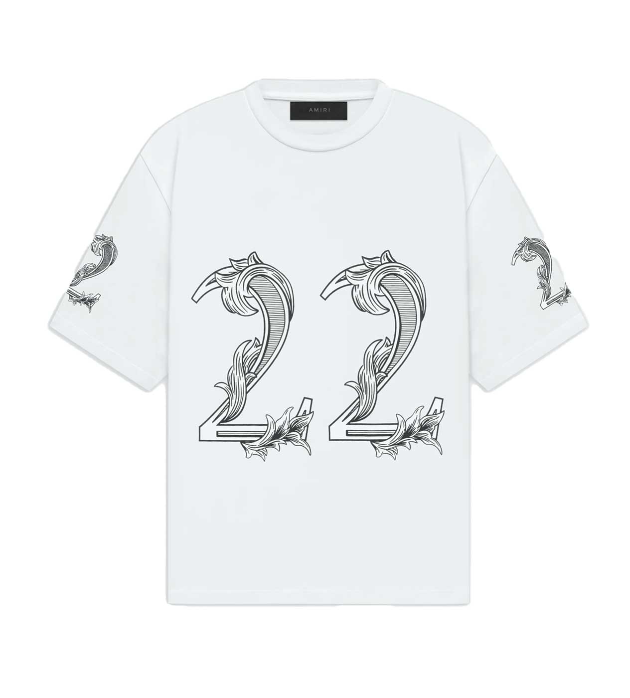 Amiri Oversized 22 Tee White