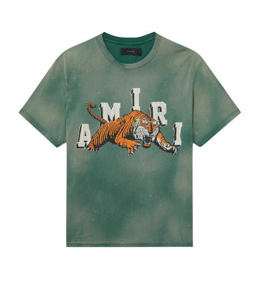 Amiri Tiger Tee Green
