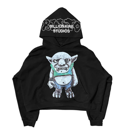 Billionaire Studios Bloated Troll Black Hoodie