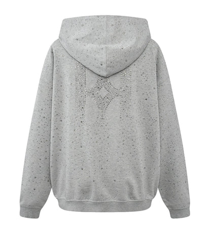 Birth of Royal Child 20k Swarovksi Diamond Hoodie Grey