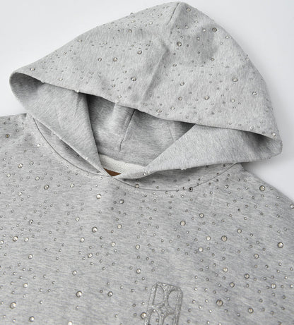 Birth of Royal Child 20k Swarovksi Diamond Hoodie Grey