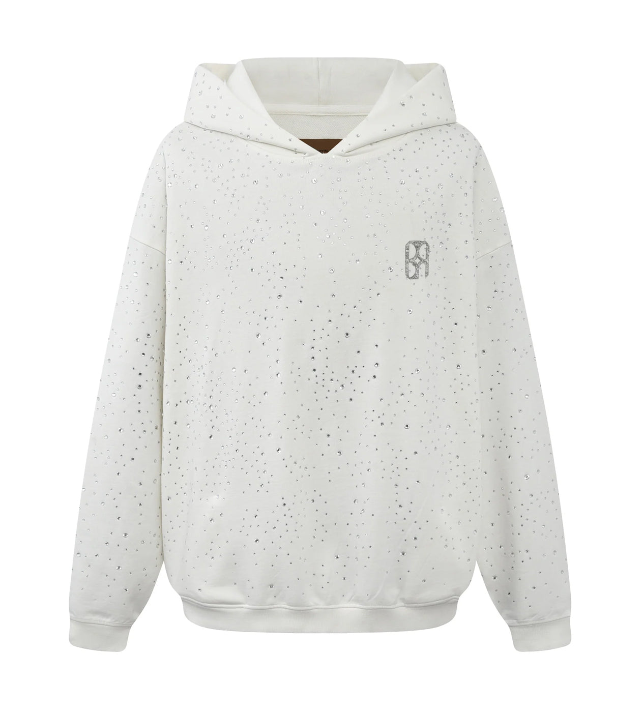 Birth of Royal Child 20k Swarovksi Diamond Hoodie White