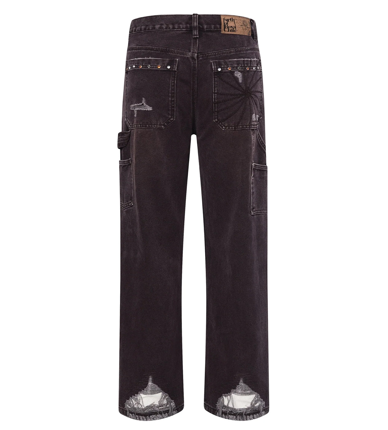 Birth of Royal Child Bijou Fading Cargo Pants Brown
