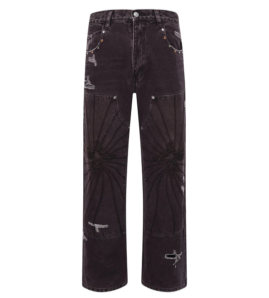 Birth of Royal Child Bijou Fading Cargo Pants Brown