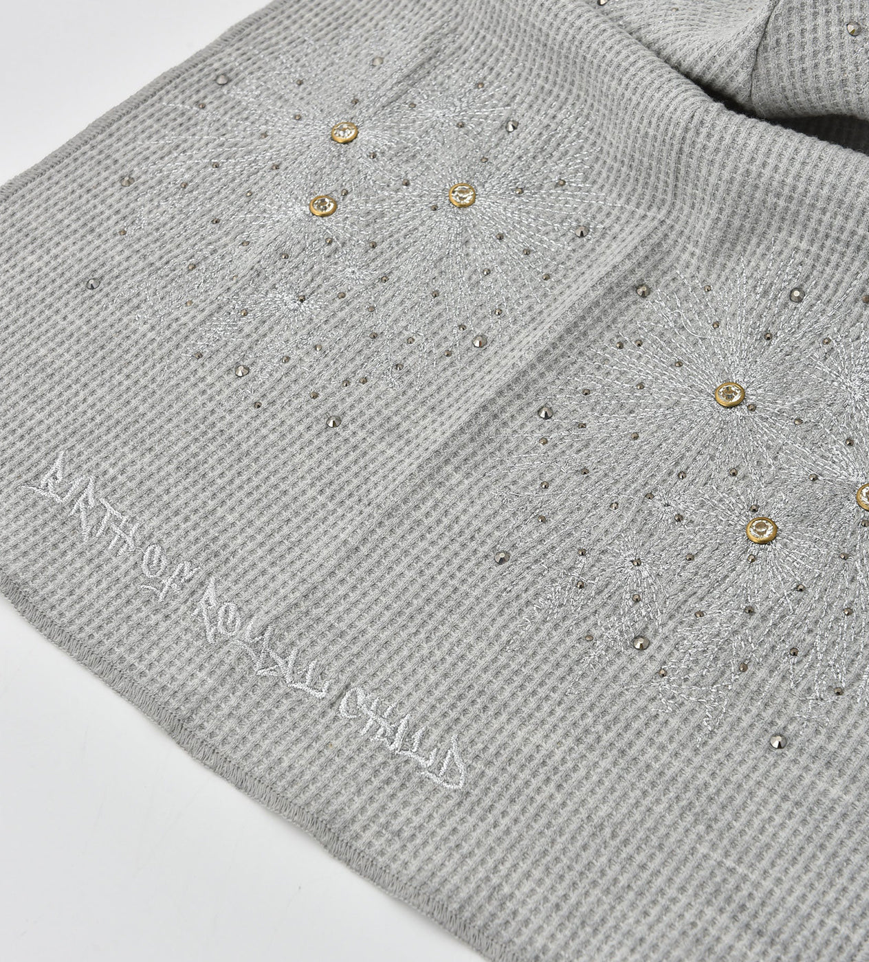 Birth of Royal Child Fireworks Rhinestone Durag Grey