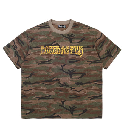 Boredom Kills Bored as F*** Tee Camo