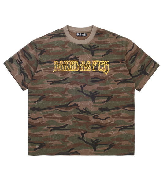 Boredom Kills Bored as F*** Tee Camo