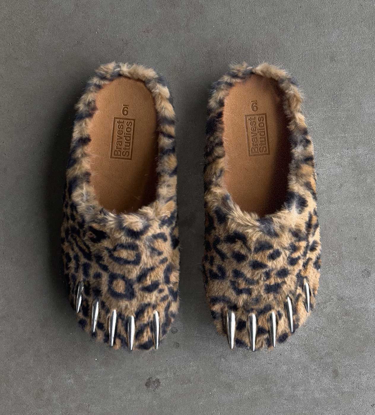 Bravest Studios Bear Claw Mule Leopard Print