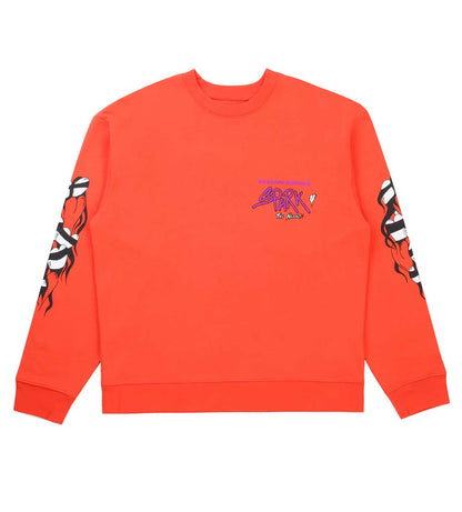 Chrome Hearts Matty Boy Spark the Heart Crewneck Red