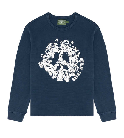 Denim Tears University Navy Thermal L/S