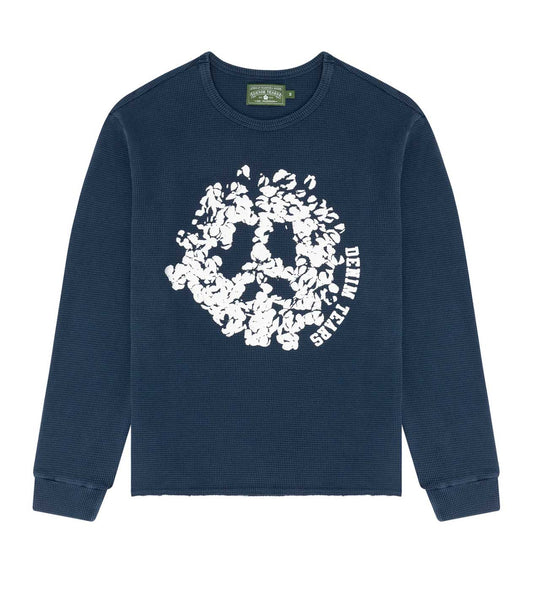 Denim Tears University Navy Thermal L/S