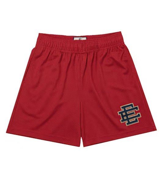 Eric Emanuel Basic Shorts Red/Black/Cream