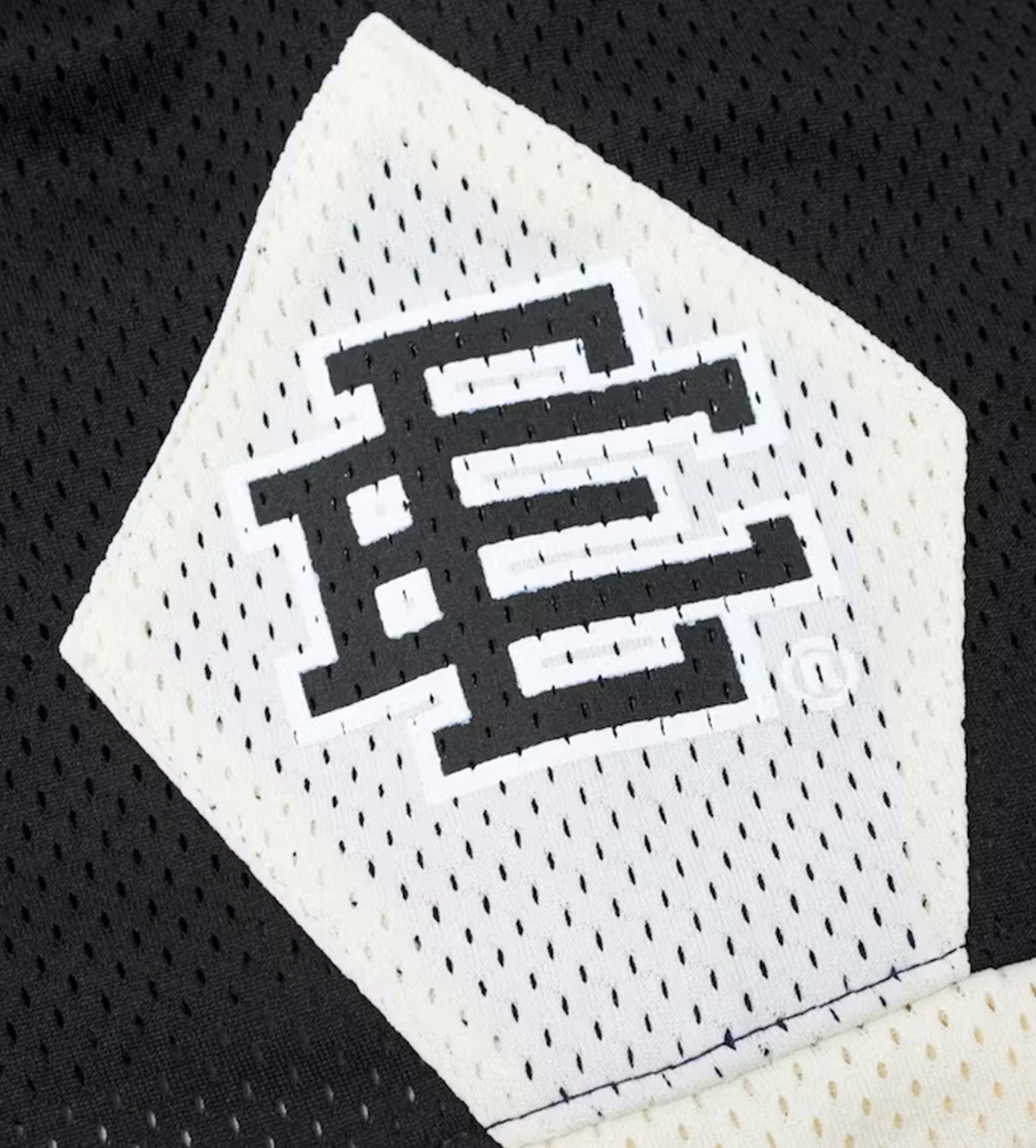 Eric Emanuel V2 Black/Cream Basic Shorts