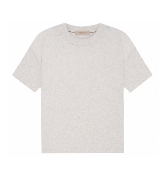 Essentials Oatmeal Tee Back Logo