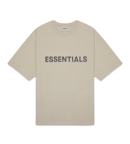 Essentials Olive Tee Front Logo
