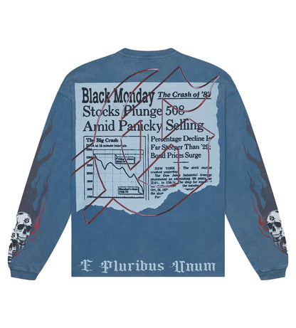 Godspeed Black Monday L/S Tee True Blue