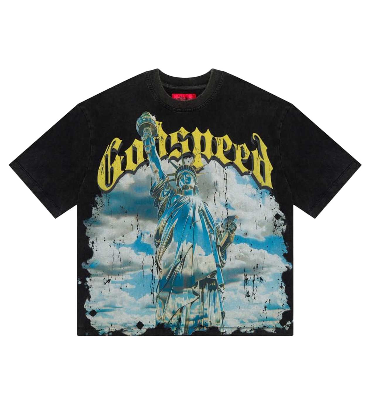Godspeed Chrome Liberty Tee Black Wash