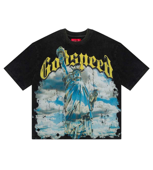 Godspeed Chrome Liberty Tee Black Wash