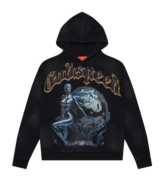 Godspeed Chrome Seduction Hoodie Black Wash