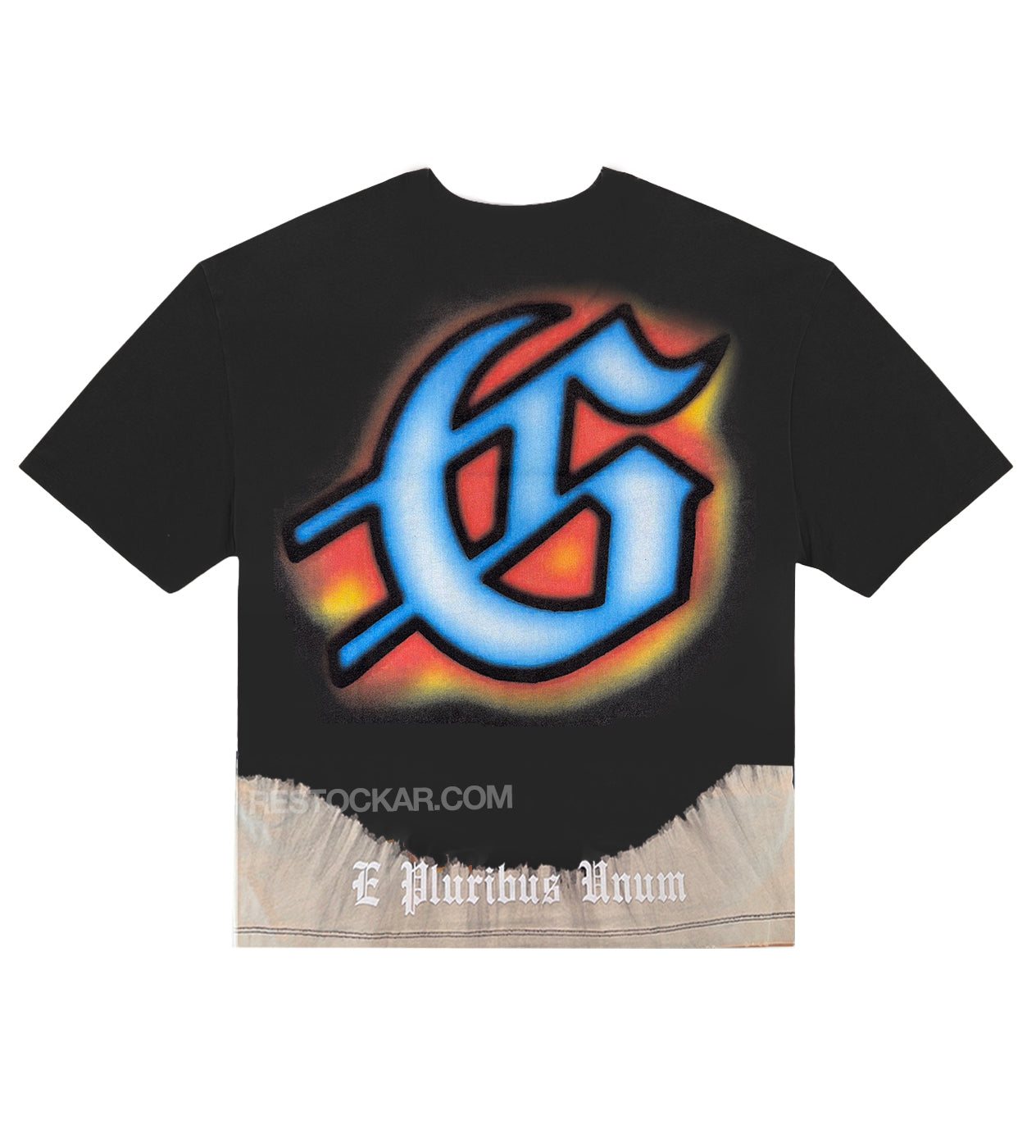 Godspeed Off the Leash Tee Black Bleached Wash