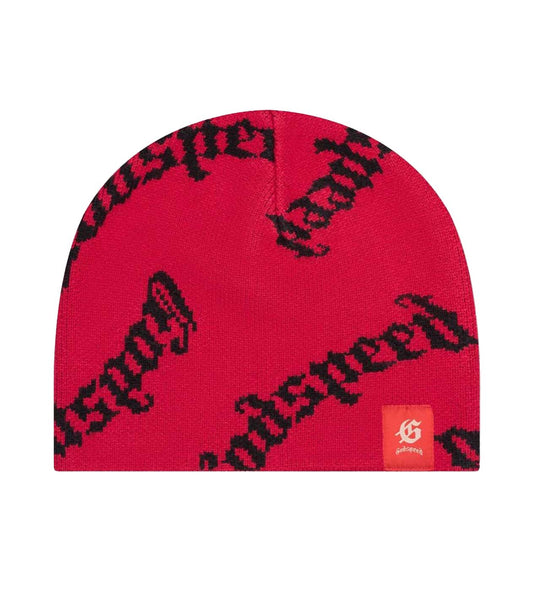 Godspeed Forever OG Logo Beanie Red
